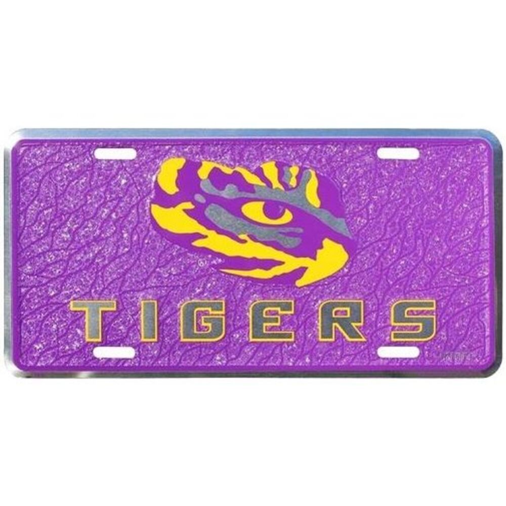 LSU Tigers NCAA Mosaic License Plate